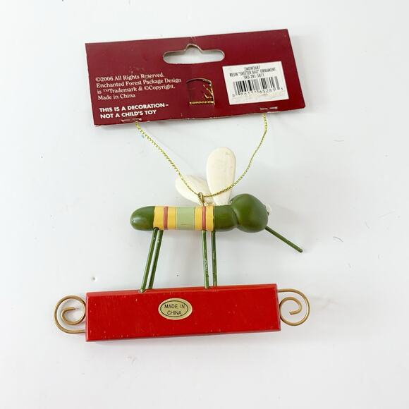 Skeeter Bait Mosquito Christmas Ornament Bug NEW Enchanted Forest Nature Outdoor - Picture 2 of 7